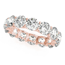 Afbeelding in Gallery-weergave laden, Eternity Band 14K Rosé Goud met Briljant – hoofdaanzicht
