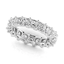Afbeelding in Gallery-weergave laden, Fijne Diamant Eternity Band – zijaanzicht

