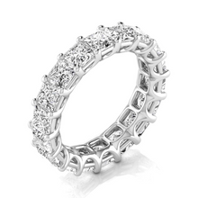 Afbeelding in Gallery-weergave laden, Fijne Diamant Eternity Band 5,94 karaat 14K Witgoud – hoofdaanzicht
