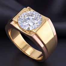 Afbeelding in Gallery-weergave laden, 5 Karaat Diamanten Herenring
