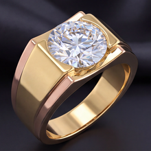 Afbeelding in Gallery-weergave laden, 5 Karaat Diamanten Herenring
