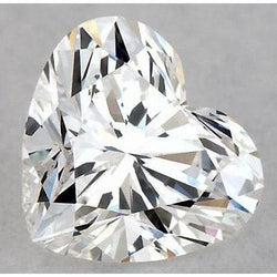 5,5 karaat hartvormige natuurlijke diamant, gewonnen uit de aarde, losse diamant E VS1, zeer goede slijping.