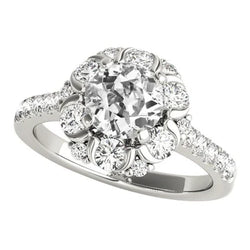 Natuurlijke Diamanten Ring 5.25ct - Witgoud 14K