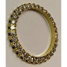 Afbeelding in Gallery-weergave laden, 5 karaats op maat gemaakte diamanten lunette voor Rolex 36 mm horloge

