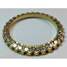 Afbeelding in Gallery-weergave laden, 5 karaats op maat gemaakte diamanten lunette voor Rolex 36 mm horloge
