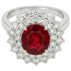 Echte Robijn Ring 6.25 Karaat