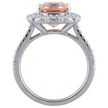 Afbeelding in Gallery-weergave laden, echte round morganiet 6.50karaat ring op wit
