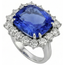 Afbeelding in Gallery-weergave laden, echte round diamant 6.51karaat ring vooraanzicht
