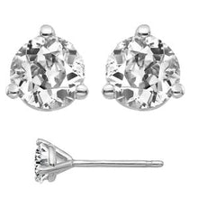 Afbeelding in Gallery-weergave laden, 6 Ct Echt Diamanten Oorbellen
