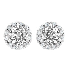 Luxe Fijne Diamant Oorhangers – 2 karaat 14 Karaat Witgoud