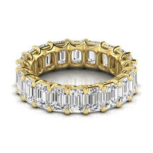 Afbeelding in Gallery-weergave laden, Eternity Band 14 Karaat Geelgoud met Briljant – vooraanzicht
