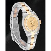 Afbeelding in Gallery-weergave laden, 67193 Rolex Oyster Perpetual Champagne Wijzerplaat Dameshorloge

