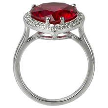 Afbeelding in Gallery-weergave laden, 7.25 ct 14K goud mooie edelsteen ring rode robijn met Natuurlijke echte diamanten ( niet in een laboratorium gekweekt ) sieraden
