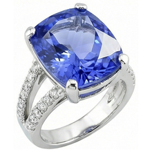Afbeelding in Gallery-weergave laden, 7 Karaat Natuurlijke Saffier Edelsteen Ring
