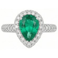 Afbeelding in Gallery-weergave laden, echte round diamant 7.35karaat ring profielweergave
