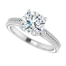 Afbeelding in Gallery-weergave laden, Luxe Diamant Enkele Steen Ring 5 karaat – vooraanzicht
