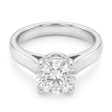 Afbeelding in Gallery-weergave laden, 8 Karaat Klassieke Sandwich Natuurlijke uit de aarde gewonnen Diamanten Eternity Ring Witgoud 14K
