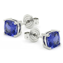 Afbeelding in Gallery-weergave laden, IGI GECERTIFICEERDE 8 Karaat Princess Sri Lanka Kleur Saffier Oorknoppen Dames Sieraden
