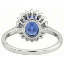 Afbeelding in Gallery-weergave laden, Natuurlijke Saffier Ring 8ct - Witgoud 14K
