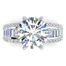 Afbeelding in Gallery-weergave laden, 8 Karaats Grote Ronde Echt Diamant Ring
