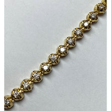 Afbeelding in Gallery-weergave laden, 8,8 ct Diamanten Herenketting 56 cm Streng Geel Goud 4.5 mm Breed
