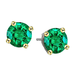Handgemaakt Gemstone Earring met GIA Gekeurd Fijne Smaragd – 4