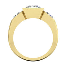 Afbeelding in Gallery-weergave laden, 8 Ct 10k Gouden Herenring Met Diamanten, Jubileumbelofte
