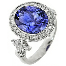 Afbeelding in Gallery-weergave laden, echte round diamant 9karaat ring bovenaanzicht
