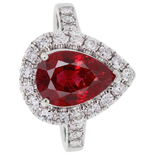 Afbeelding in Gallery-weergave laden, Labgekweekte Robijn Ring 9.50ct - Witgoud 14K
