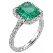 Afbeelding in Gallery-weergave laden, echte round diamant 9.65karaat ring close-up detail
