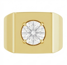 Afbeelding in Gallery-weergave laden, Antiek Cushion Diamant Mannen Ring 1,50 karaat
