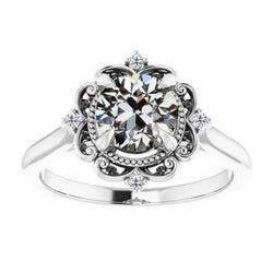 Natuurlijke Diamanten Ring 3ct - Witgoud 14K