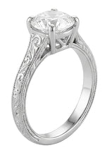 Afbeelding in Gallery-weergave laden, echte round diamant 1.50karaat ring bovenaanzicht
