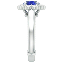 Afbeelding in Gallery-weergave laden, echte round diamant 2.50karaat ring profielweergave
