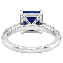 Afbeelding in Gallery-weergave laden, echte round diamant 4.50karaat ring op wit
