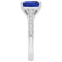 Afbeelding in Gallery-weergave laden, echte round diamant 4.50karaat ring profielweergave
