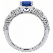 Afbeelding in Gallery-weergave laden, echte round diamant 4.50karaat ring profielweergave
