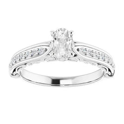 Natuurlijke Diamanten Ring 4ct - Witgoud 14K