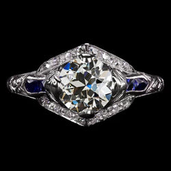 Natuurlijke Diamanten Ring 4.25ct - Witgoud 14K