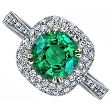 Afbeelding in Gallery-weergave laden, High-end Edelsteen Ring 3 karaat – hoekaanzicht

