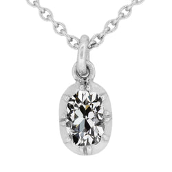Handgemaakt Fijne Diamant Hanger 2 karaat – 14 Karaat Witgoud