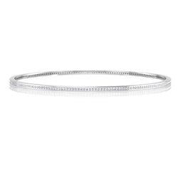 Armband Met Kleine Ronde Echt Diamanten Van 3,80 Ct Witgoud