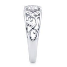 Afbeelding in Gallery-weergave laden, Art Nouveau Sieraden Nieuwe Vrouwen Ring Oude Geslepen Echt Diamant Bladstijl
