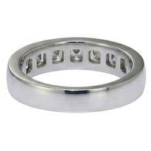 Afbeelding in Gallery-weergave laden, Asscher geslepen diamanten trouwring 3.50 karaat Witgoud 10K herenring
