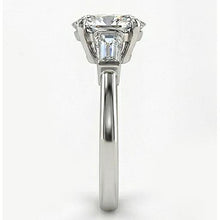 Afbeelding in Gallery-weergave laden, Diamant Drie-Steen Ring – hoekaanzicht
