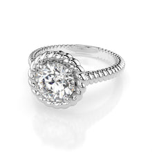 Afbeelding in Gallery-weergave laden, Briljant Solitaire Ring 3-karaat 14K Witgoud – vooraanzicht
