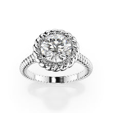Afbeelding in Gallery-weergave laden, Briljant Solitaire Ring – zijaanzicht
