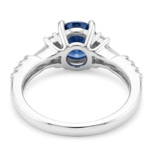 Afbeelding in Gallery-weergave laden, Blauwe Diamanten Verlovingsring

