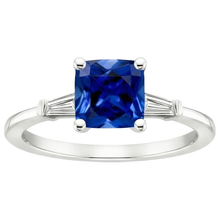 Afbeelding in Gallery-weergave laden, echte baguette diamant 2.75karaat ring close-up detail
