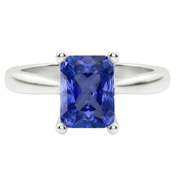 Blauwe Saffier 2 Karaat Ring